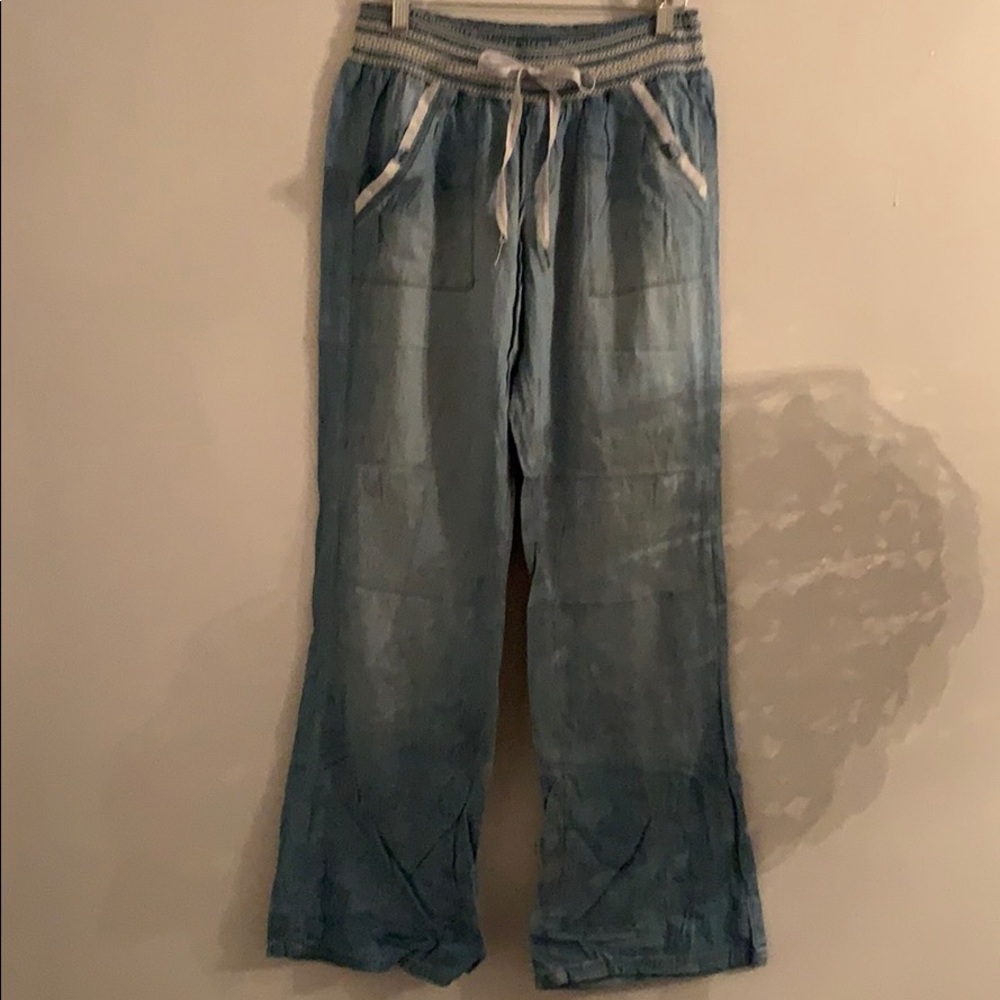 Cotton blend pants